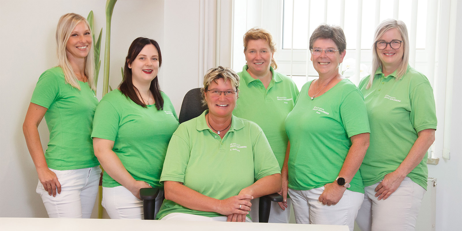 Das Praxisteam der Hausarztpraxis Sally Goldberg in Zwickau